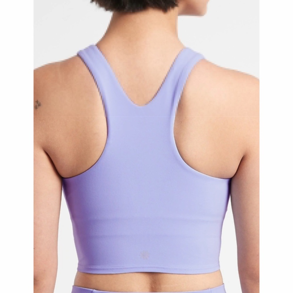 Athleta Lavender Conscious Crop Top D - DD+ NWT SZ XL - Picture 3 of 11